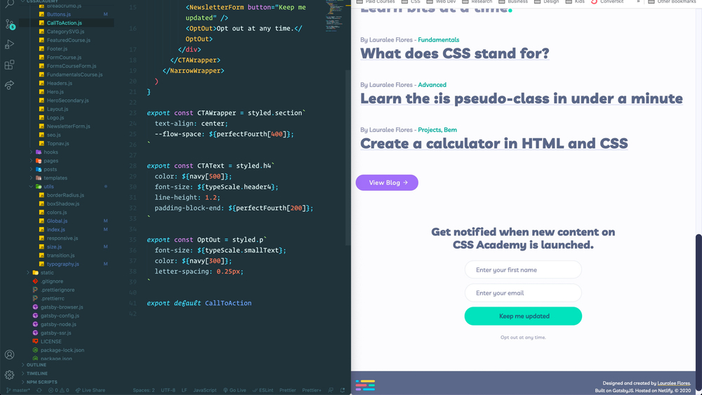 Get an inside look at the base styles that make up CSS Academy.