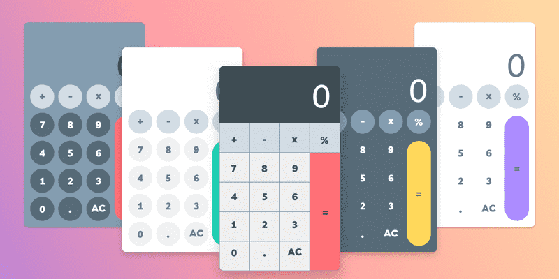 Calculator Design In Html And Css Tutor Suhu